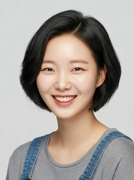 가상모델 #1373 얼굴 원본 8
