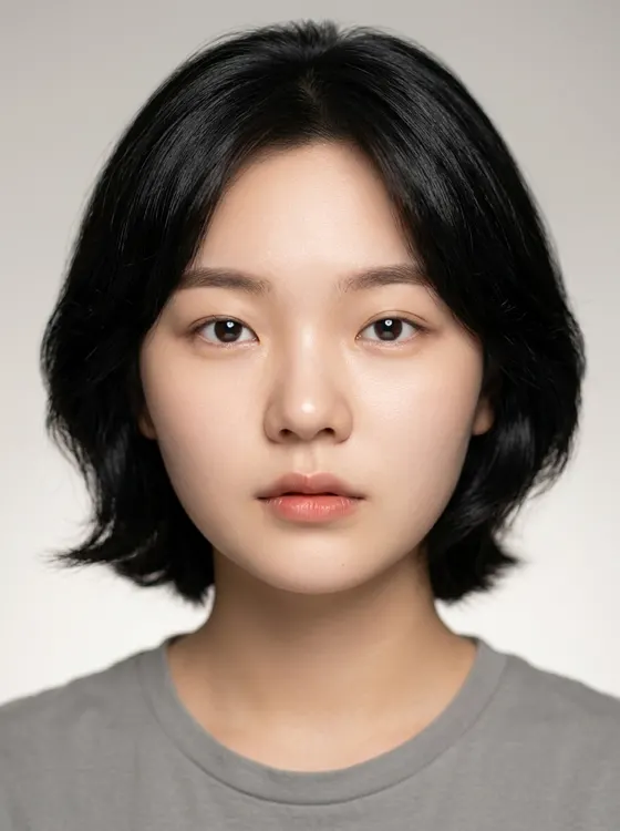 가상모델 #1373 얼굴 원본 19