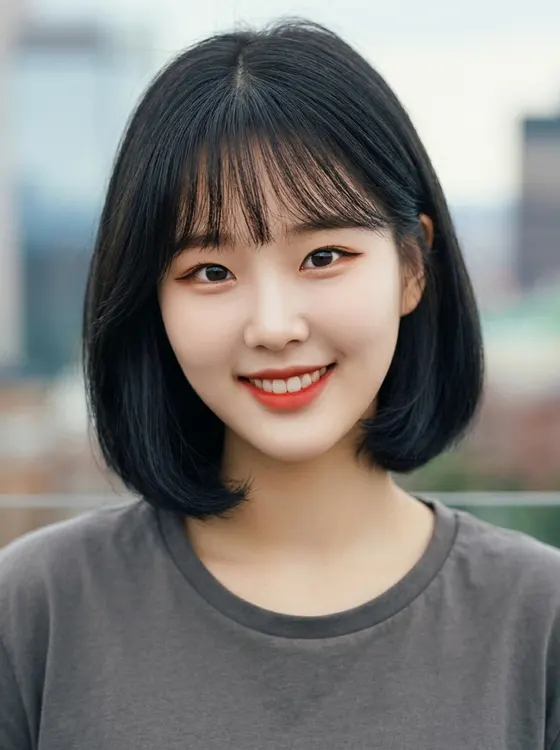 가상모델 #1393 얼굴 원본 7