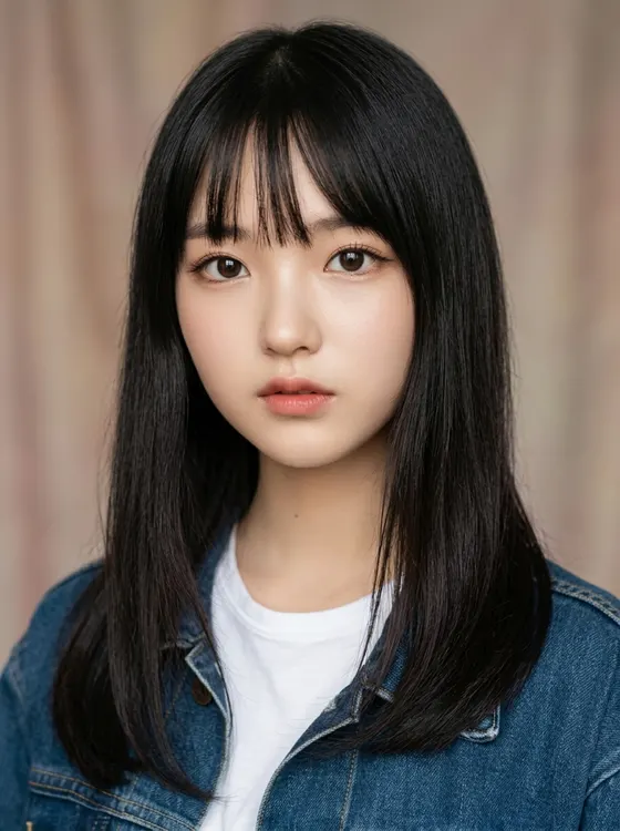 가상모델 #1393 얼굴 원본 18