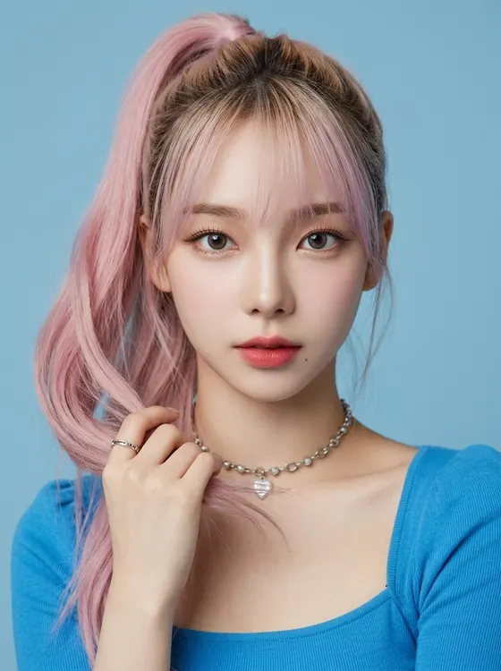 가상모델 #1482 얼굴 원본 4