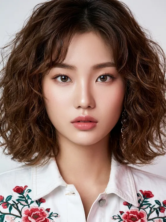 가상모델 #1485 얼굴 원본 8