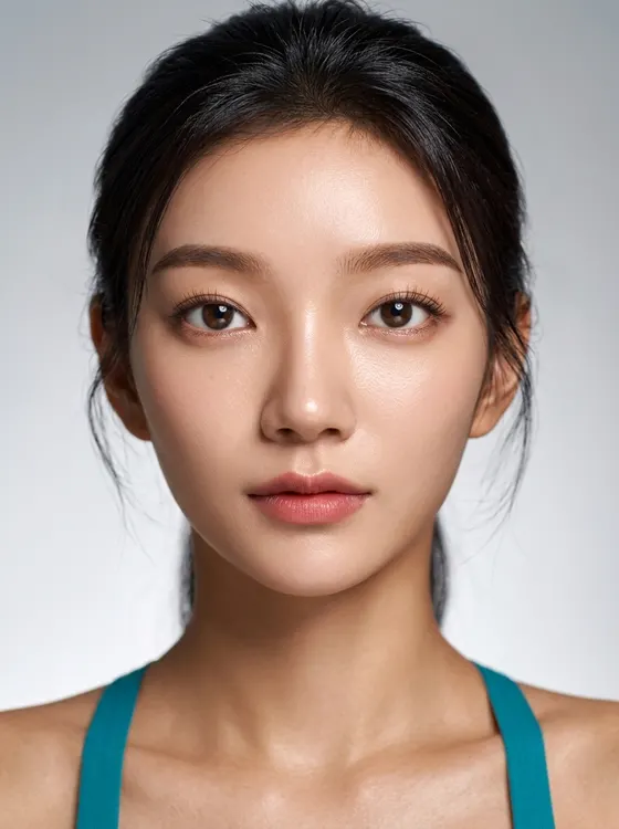 가상모델 #1115 얼굴 원본 8