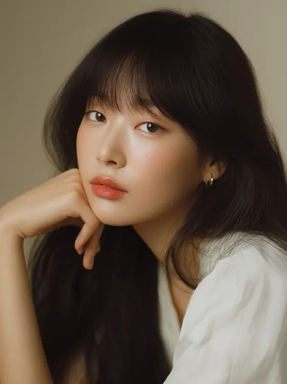 가상모델 #1282 얼굴 원본 9