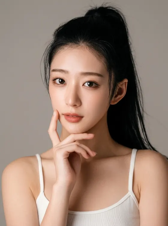 가상모델 #1123 얼굴 원본 15