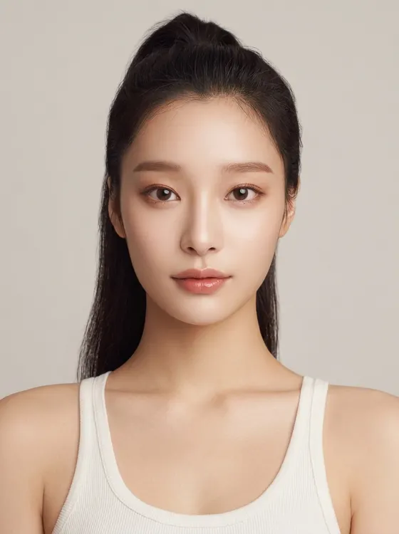 가상모델 #1123 얼굴 원본 19