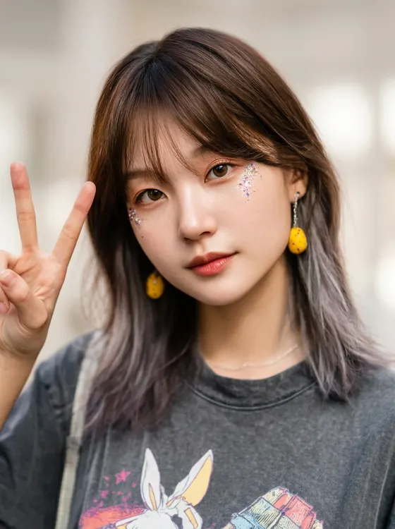 가상모델 #1134 얼굴 원본 1