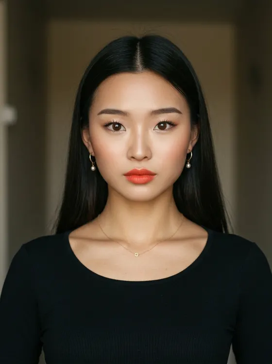 가상모델 #1199 얼굴 원본 11