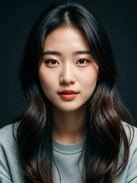 가상모델 #1326 얼굴 원본 1