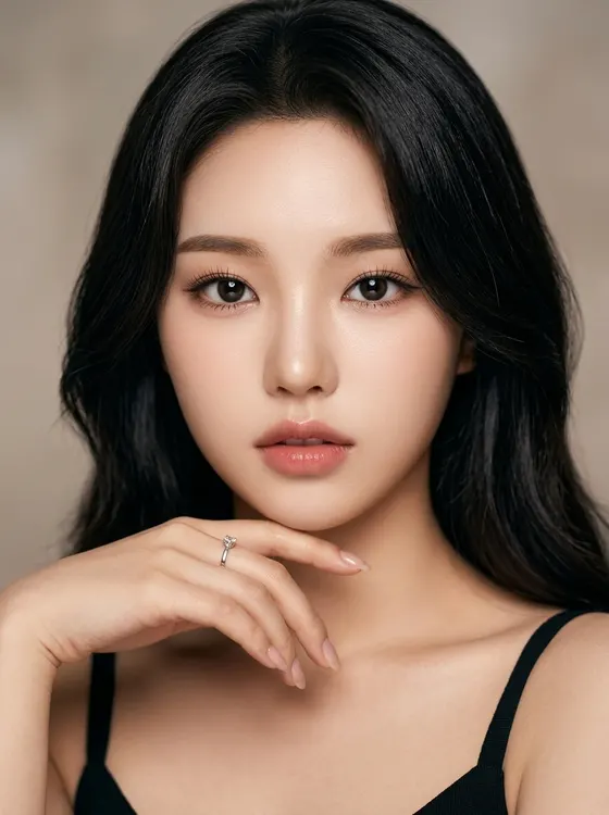 가상모델 #1467 얼굴 원본 7