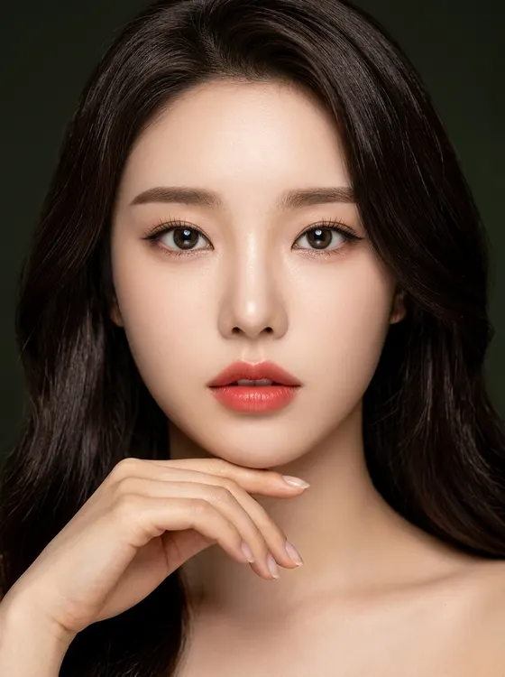 가상모델 #1467 얼굴 원본 8