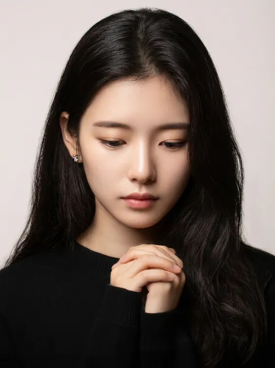 가상모델 #1292 얼굴 원본 8