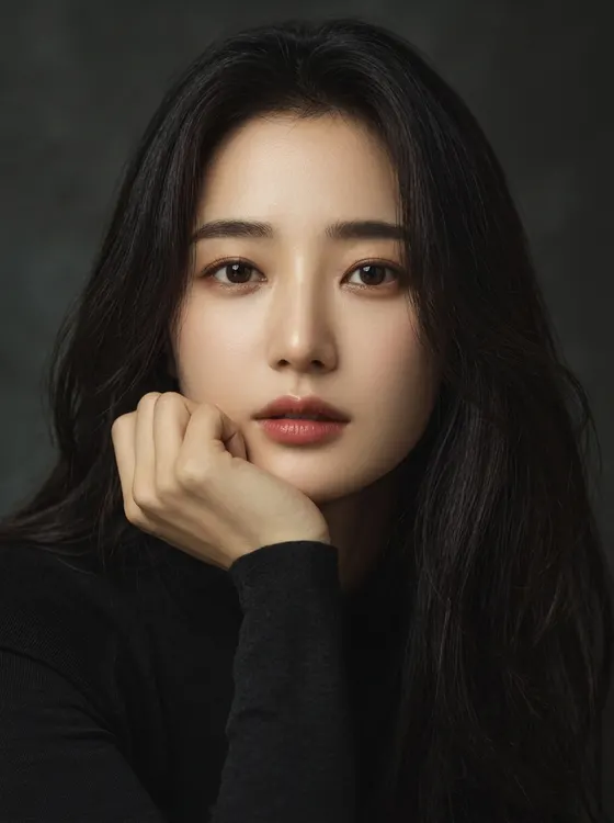 가상모델 #1292 얼굴 원본 9