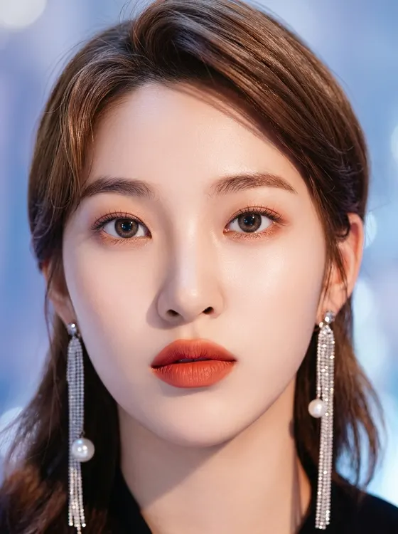 가상모델 #122 얼굴 원본 4