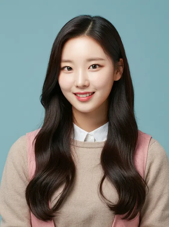 가상모델 #1386 얼굴 원본 7