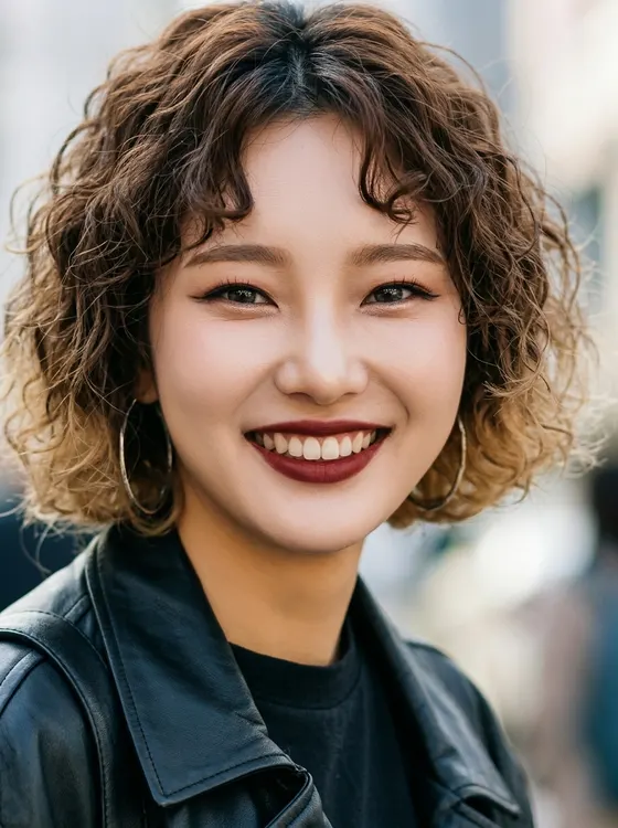 가상모델 #1455 얼굴 원본 4