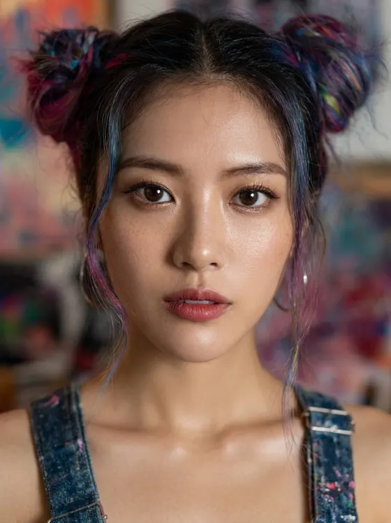 가상모델 #6 얼굴 원본 3