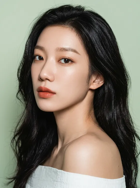 가상모델 #1137 얼굴 원본 4