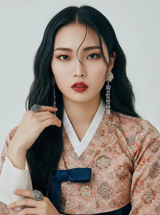 가상모델 #1490 얼굴 원본 4
