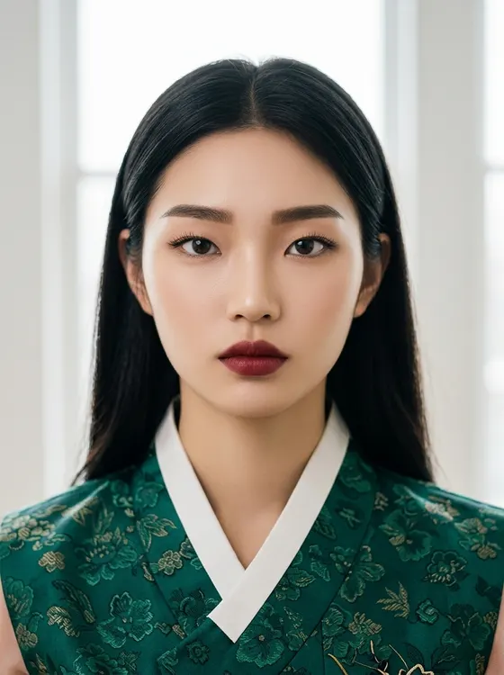 가상모델 #1490 얼굴 원본 5