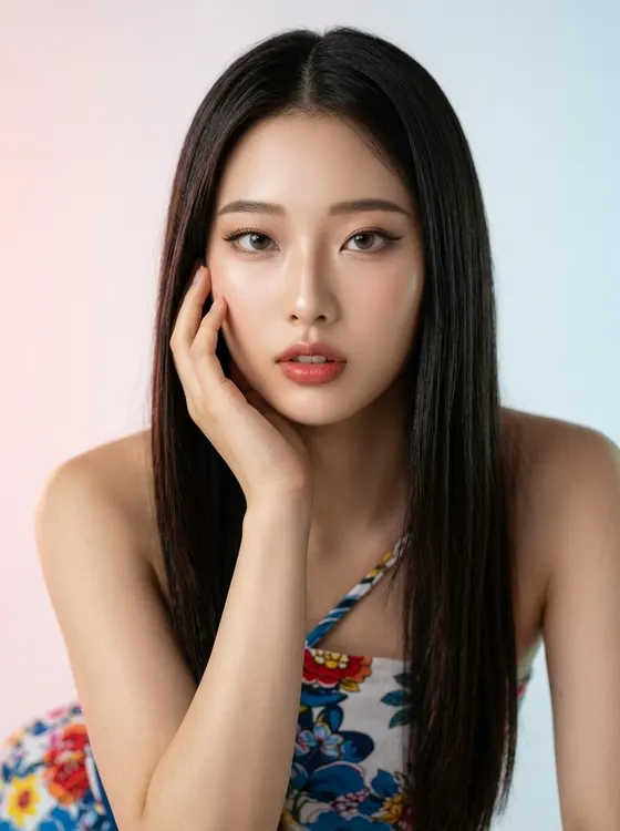 가상모델 #1490 얼굴 원본 24