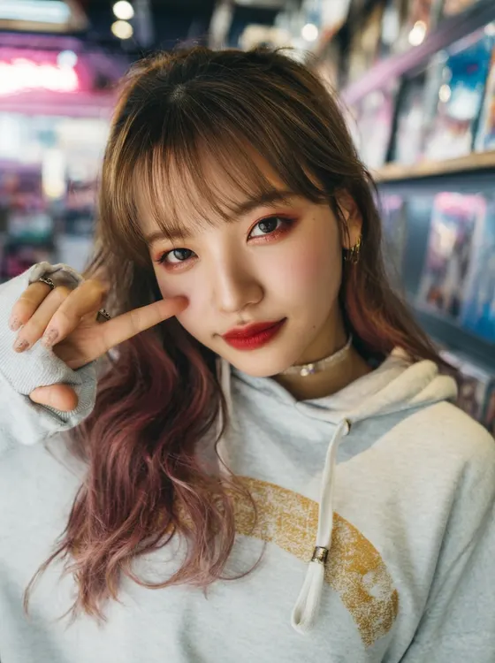 가상모델 #1133 얼굴 원본 24