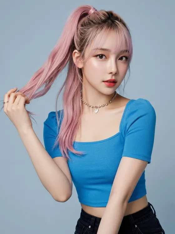 가상모델 #1483 얼굴 원본 4