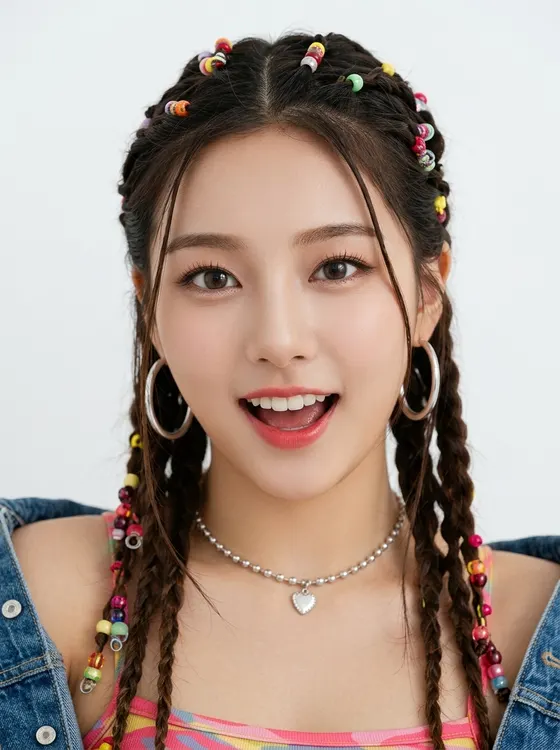 가상모델 #1483 얼굴 원본 8