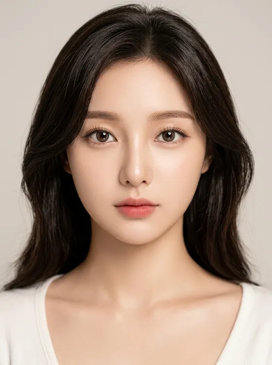 가상모델 #1483 얼굴 원본 14