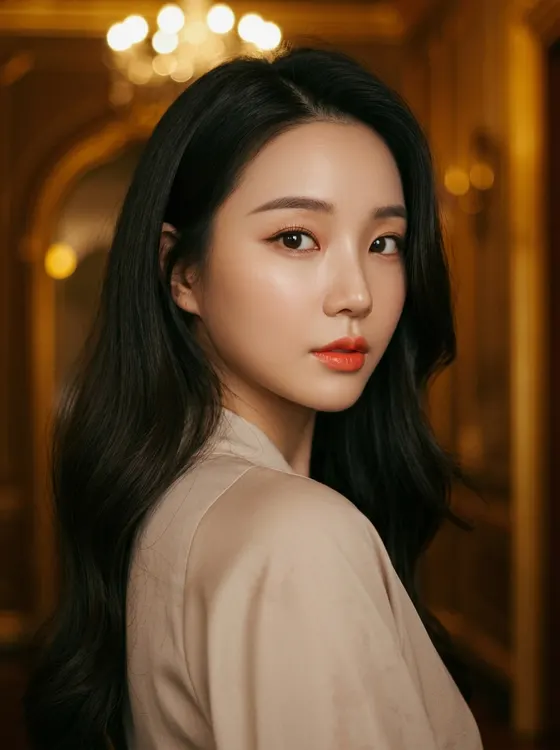 가상모델 #1140 얼굴 원본 8
