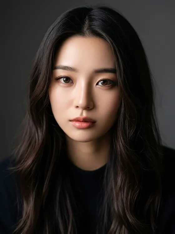 가상모델 #1248 얼굴 원본 1