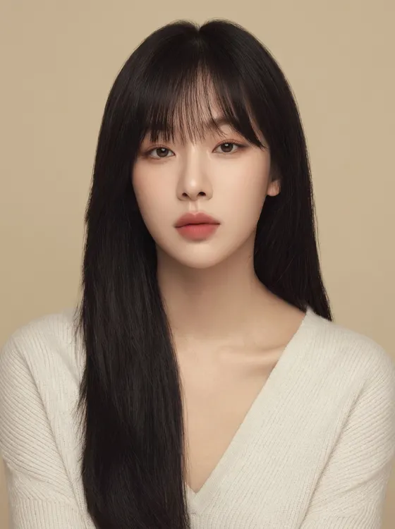 가상모델 #1286 얼굴 원본 24