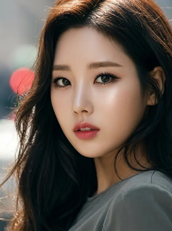가상모델 #1466 얼굴 원본 5