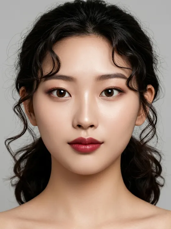 가상모델 #1486 얼굴 원본 24