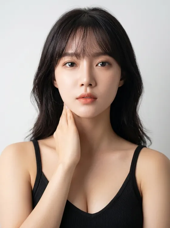 가상모델 #1120 얼굴 원본 9
