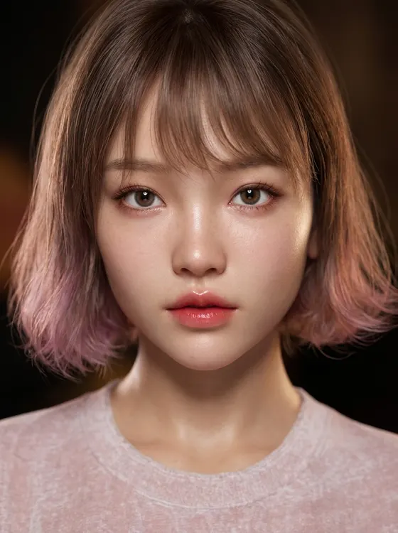 가상모델 #26 얼굴 원본 3
