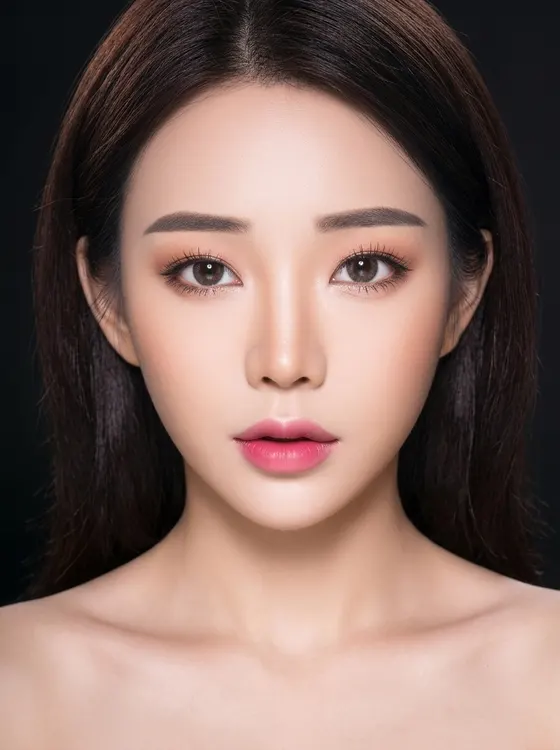 가상모델 #740 얼굴 원본 6