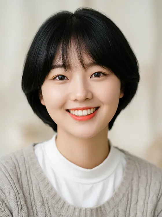 가상모델 #1389 얼굴 원본 8