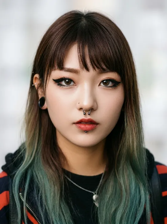 가상모델 #1389 얼굴 원본 10