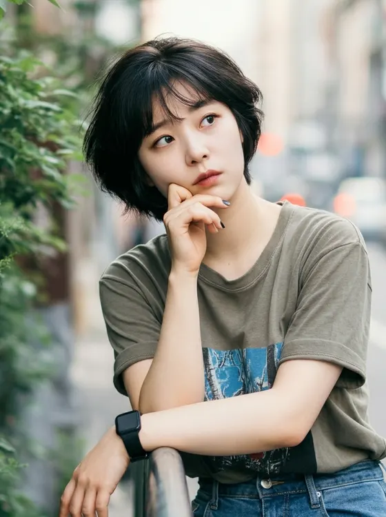 가상모델 #1391 얼굴 원본 1