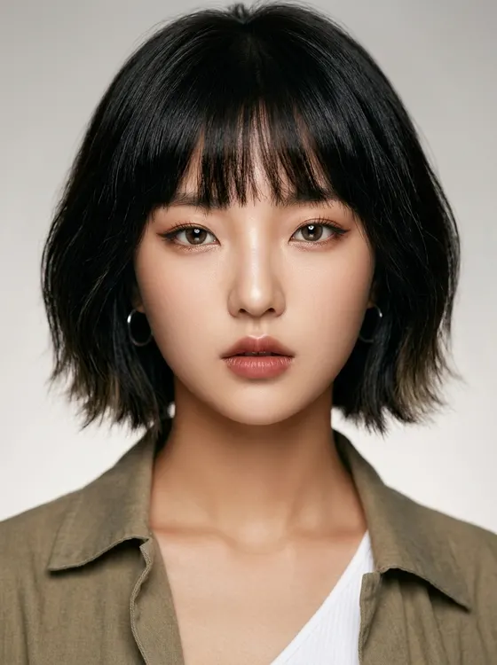 가상모델 #1391 얼굴 원본 17