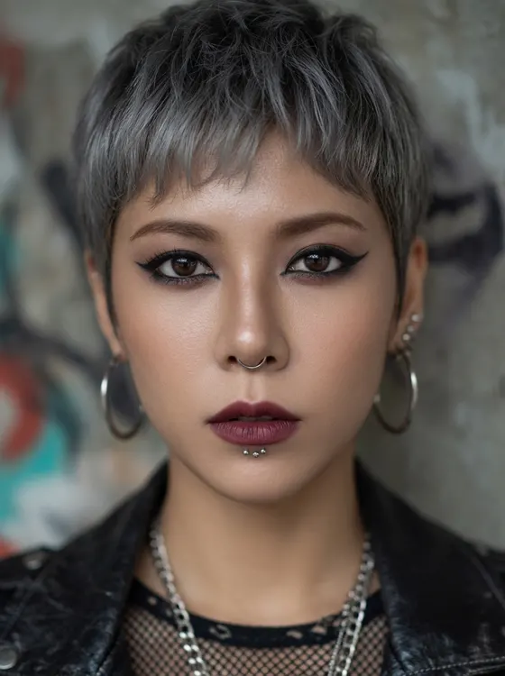 가상모델 #1117 얼굴 원본 8
