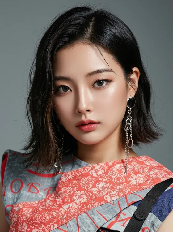가상모델 #1488 얼굴 원본 24