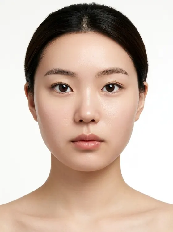 가상모델 #1678 얼굴 원본 3