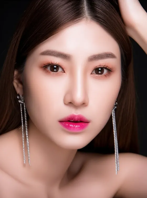 가상모델 #890 얼굴 원본 6