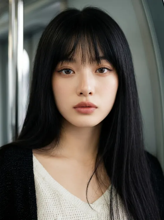 가상모델 #1297 얼굴 원본 4