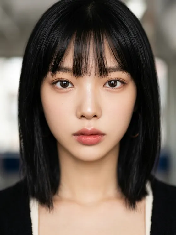 가상모델 #1297 얼굴 원본 14
