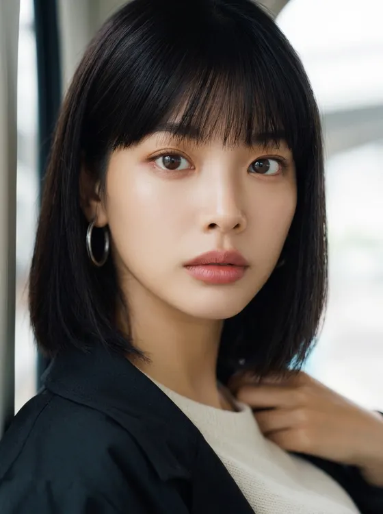 가상모델 #1297 얼굴 원본 16