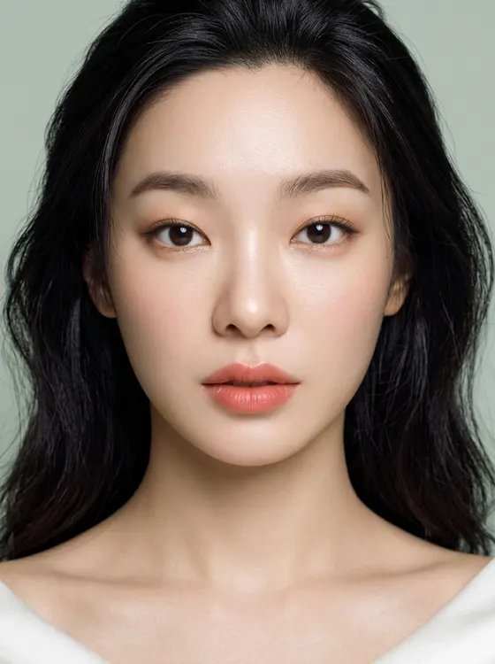 가상모델 #1281 얼굴 원본 1