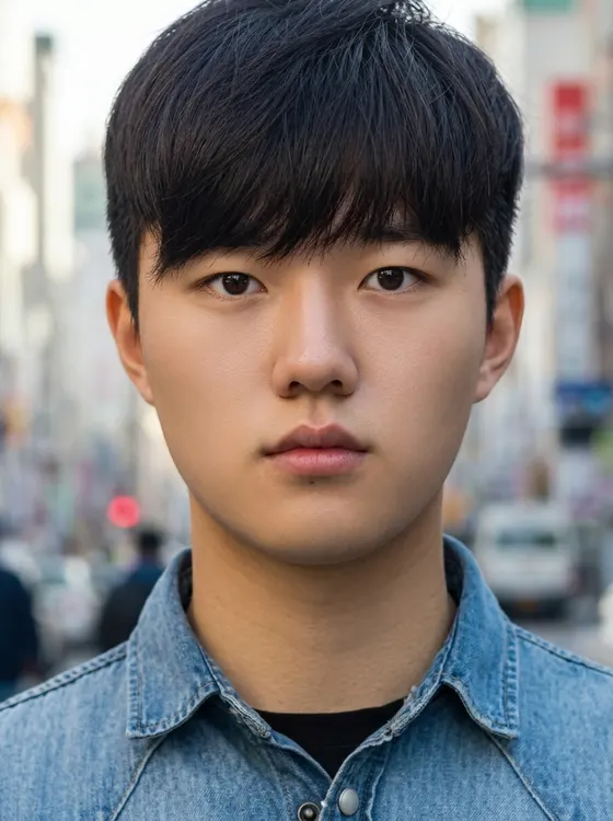 가상모델 #1433 얼굴 원본 21